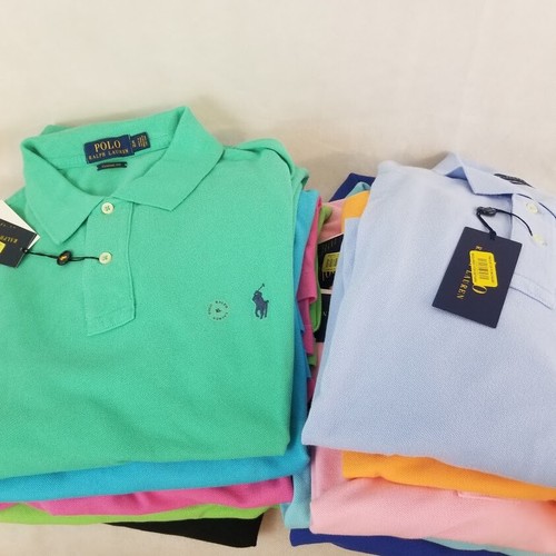Polo Ralph Lauren Uomo Classics-Fit Rete Pony Tutti i Colori | eBay