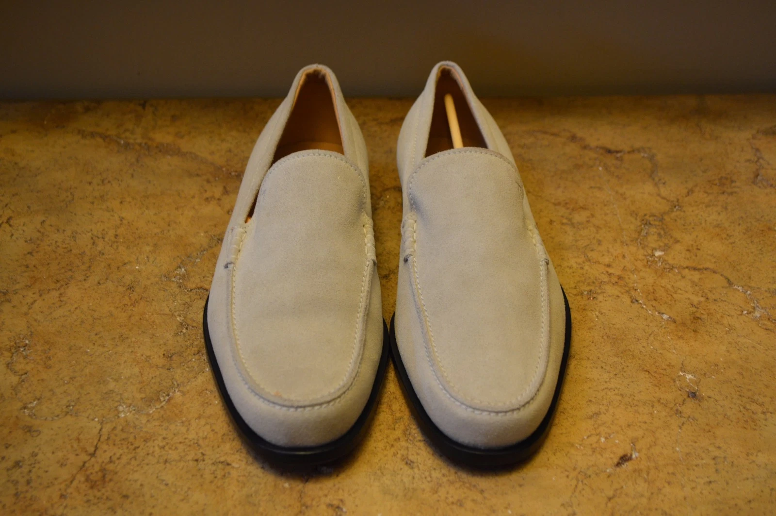 TOD’S Mocassini da uomo TOD'S in pelle di cachi taglia 9