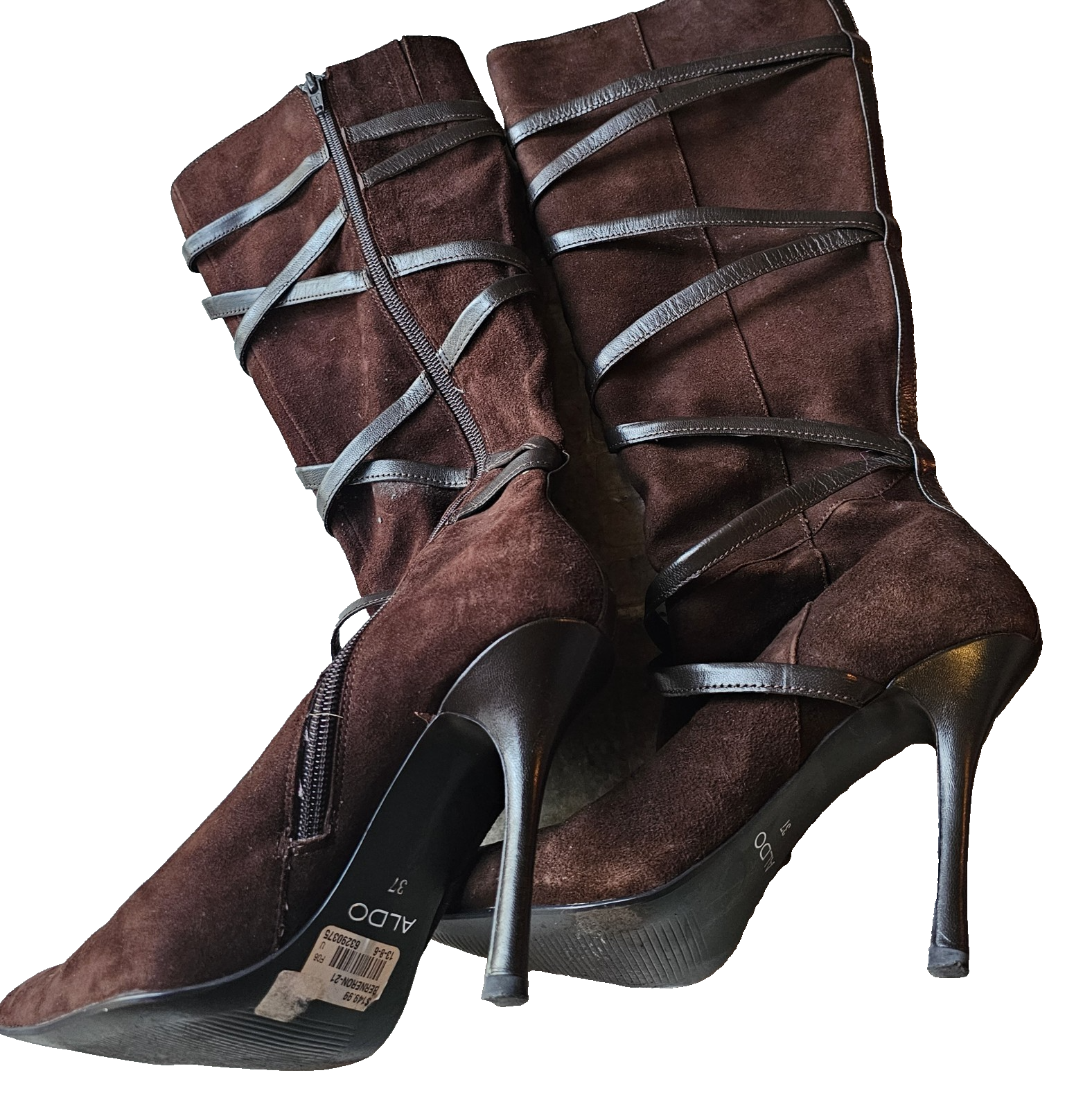 ALDO BROWN WOMEN  SHOES Long Boot For All Occasions. Comfortable To Wear SIZE 7