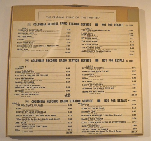 3 LP SET Original Sound of the 20er Jahre Bessie Smith Louis Armstrong Ethel Waters DJ - Bild 3 von 4