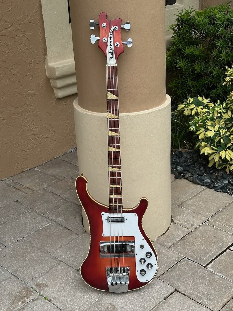 1972 Rickenbacker 4001 Bass stunning Deep Fireglo Crushed Pearl