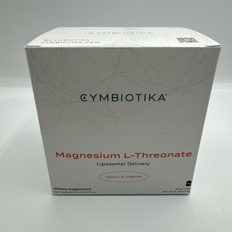 Cymbiotika Magnesium LThreonate Liposomal Vanilla Cream 30