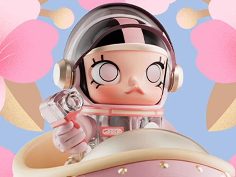 MEGASPACE MOLLY 100% Blooming Sakura x1点 POP MART MEGA SPACE MOLLY 100% Blooming-Sakura JAPAN Limited