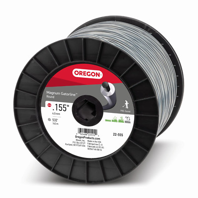Oregon 22-555 Trimmer Line Magnum Gatorline Round .155'' X 53 Ft