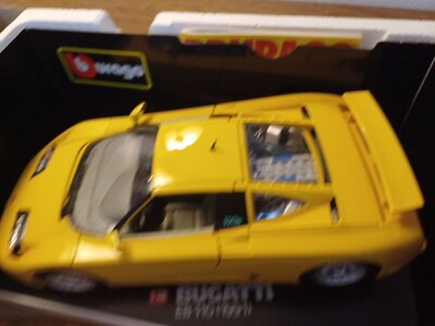 Modèle réduit Bugati - Eb110 Ss 1994 - Jaune 1/12 | Topmarques