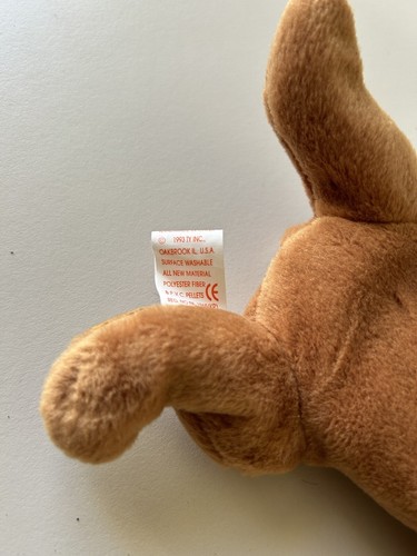 1993 Retired Cubbie Beanie Baby w/ tush tag & Extra Canadian Tag. PVC, Mint! - Picture 4 of 6
