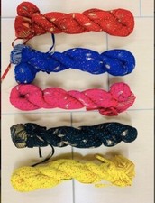 Damen Rock mit Goldene Borde Maxi Lang Lehenga Baumwolle Multicolor