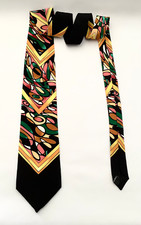 Rush Limbaugh No Boundaries Multicolor 100% Silk Neck Tie Made In USA Classic Sz