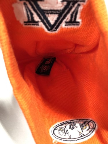 New NCAA Auburn Tigers War Eagles Orange Beanie Cap Winter Ski Hat OS - Picture 3 of 5