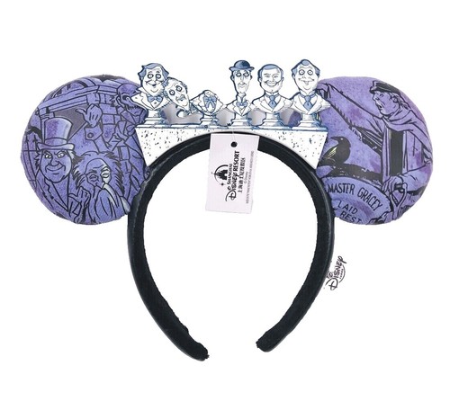 Disney Parks Haunted Mansion 2021 EARS Headband Purple Wallpaper Madame Leota Haunted Mansion Wallpaper Madame Leota Her Universe Headband  main image 3