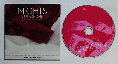 Nights In French Satin UK Adv Cardcover CD 2001 Alexkid Julien Jabre Dan Electro