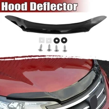 Stone & Bug Deflector Hood Shield Black Protector For Honda CR-V CRV 2012-2016