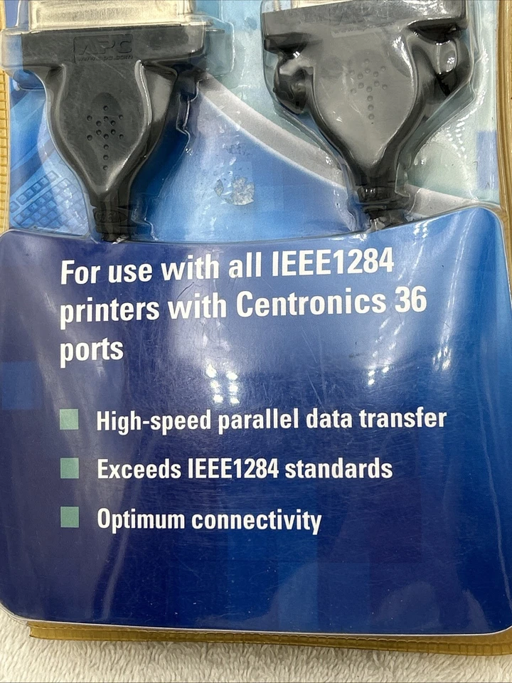 APC IEEE-1284 - DB25 Male to C36 Male Parallel Printer Serial Cable - 6 FT NIB - Image 4 of 4