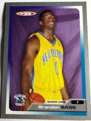 2005-06 Topps Total Silver NBA Basketball New Orleans Hornets Brandon Bass