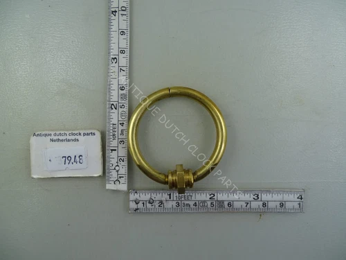 ANTIQUE FURNITURE NOSE RING BRASS FOR LIONS HEADS CABINETS