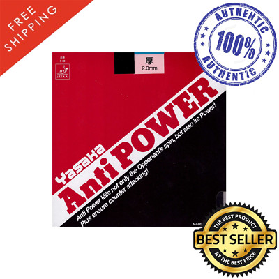Yasaka Antipower Table Tennis and Ping Pong Rubber, Ships in 10 Business Days!