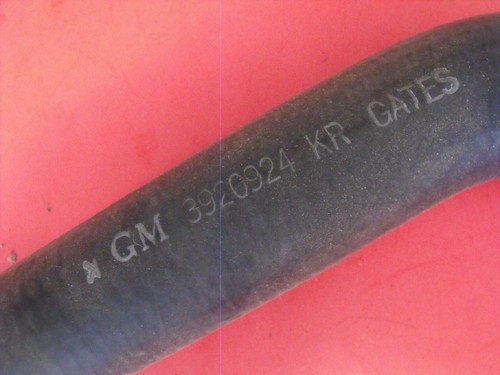NOS 1971 Chevrolet Nova Chevy II 6-Cyl Lower Radiator Hose 3920924 Gates - Picture 2 of 2