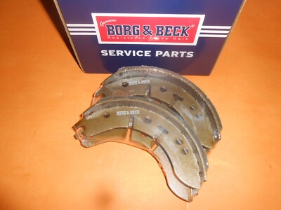 AUSTIN A40 Mk1 Mk2 (1958-68) NEW FRONT BRAKE SHOES -GENUINE BORG & BECK