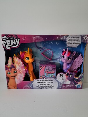 My Little Pony 2 Pack Sparkling Generations 6'' Figures Hair Styling Accs. NIB 
