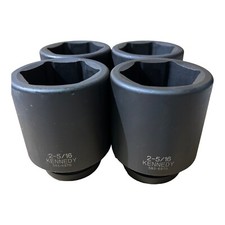 4x Kennedy 2-5/16" A/F DEEP IMPACT FASTENING SOCKET 1" SQ DR 62mm HEX 5836970 K