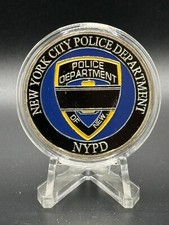 New York City Police Department NYPD Blue Lives Matter Challenge Coin V2