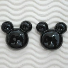 (2-10 pc) x 1" Resin Flatback Mouse Head for Mickey/Minnie Craft Cabachons SB572