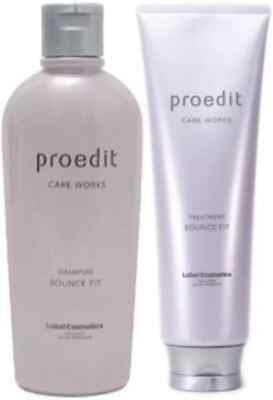 LebeL Proedit care works Bounce Fit Shampoo 300ml & Treatment 250ml Set
