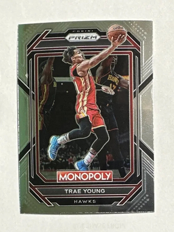 2022-23 Panini Prizm Monopoly TRAE YOUNG #1 SILVER Base Atlanta Hawks Free Ship