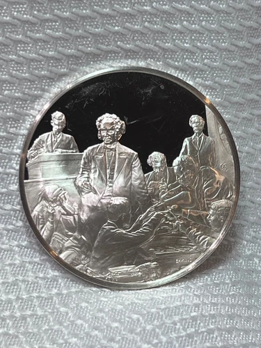 1976 FM Sterling Silver 32.40 Grams Proof The Gross Clinic Thomas Eakins