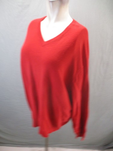 Club Room Gr.XL Herren 100% Kaschmir rot V-Ausschnitt Stretch warm Winter Pullover 883 - Bild 3 von 10