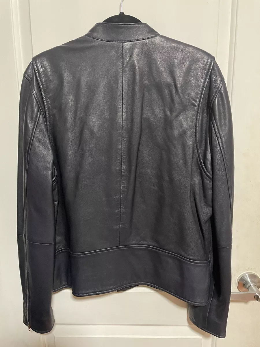 LVC: Levi's Vintage Clothing Leather Biker Jacket in Black