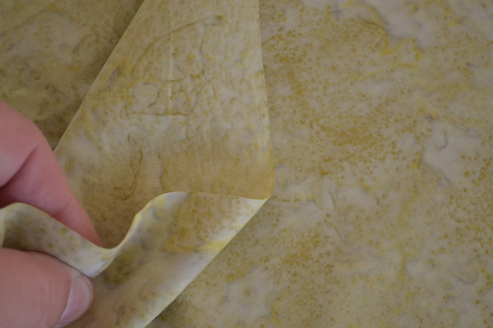 Tela Batik 24" Largo, Verde Sobre Verde, Moda/Sobre el Arco Iris/41014 51, M8931 Foto 4 de 4