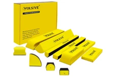 7pcs Hand Sanding Block Set, Rectangle Handheld Sanding Pad, Hook and Loop Int..