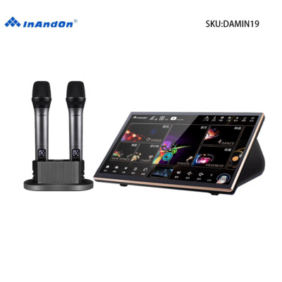 DAMIN 19'' InAndon Karaoke Player,1T-2T SSD,Mixing amplifier,固態盘 5 in 1 YouTube