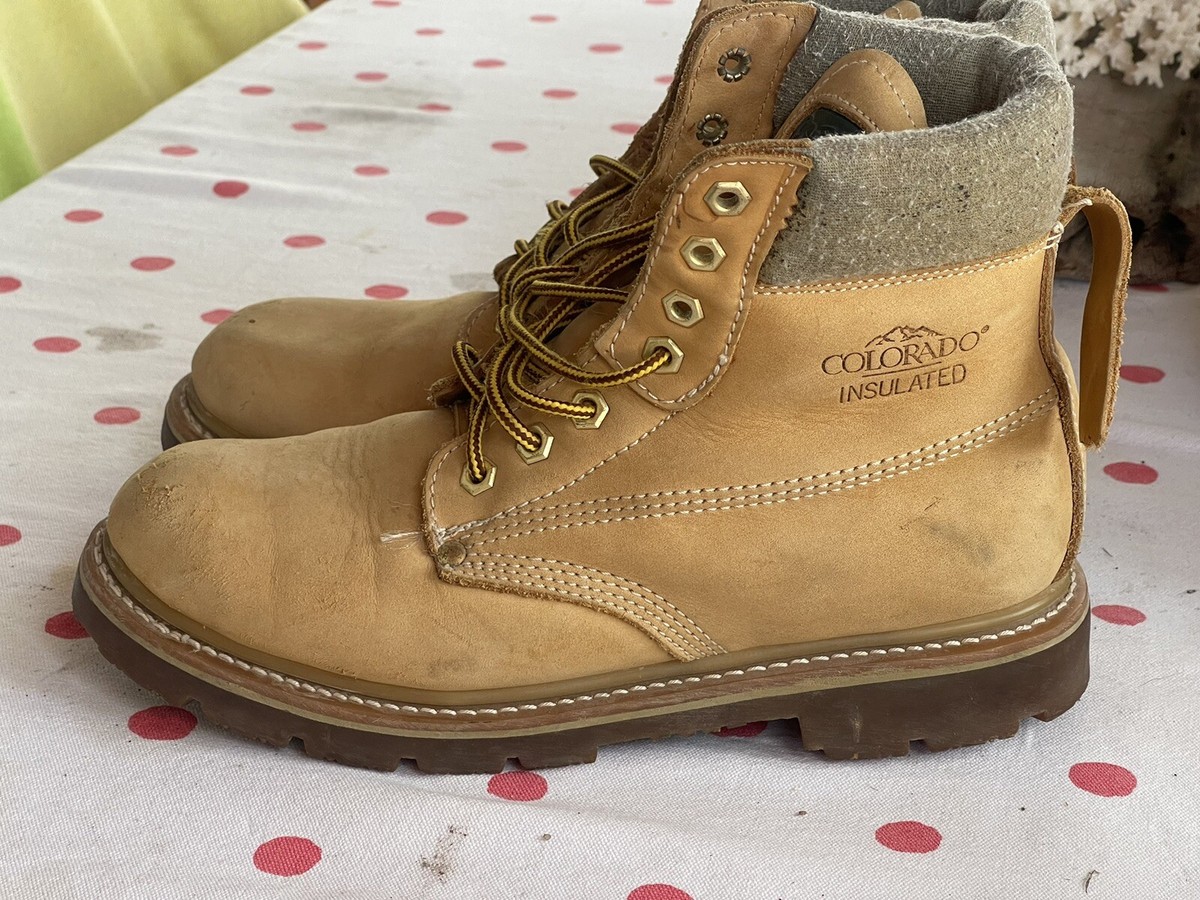 Vintage Distressed COLORADO Mountaineering Hiking Boots 