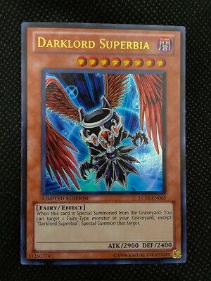 YuGiOh Darklord Superbia Yu-Gi-Oh! Card: Darklord Superbia Ultra