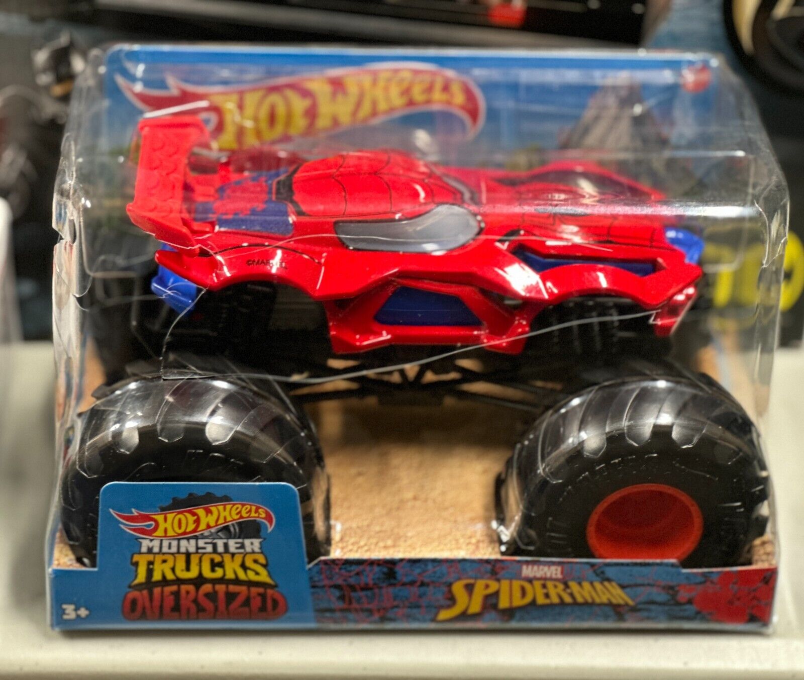 Hot Wheels Monster Trucks Spider-Man Spiderman Oversized Marvel 1