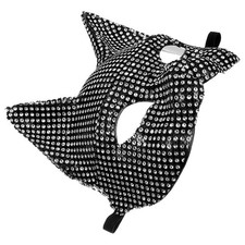 Masque De Chat Demi-visage Pour Fête Décoratif Masques D'Halloween Mascarade