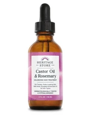Heritage Store Castor Oil & Rosemary 4 fl oz (118 ml) Liquid