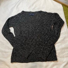 Aeropostale size small charcoal gray knitted sweater