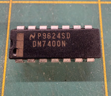 Qty-2 DM7400N IC Quad 4 independent 2-input NAND gates