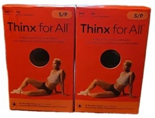 Thinx for All-Women's Super Absorbency Brief Period Underwear (Black/Small) - 2
