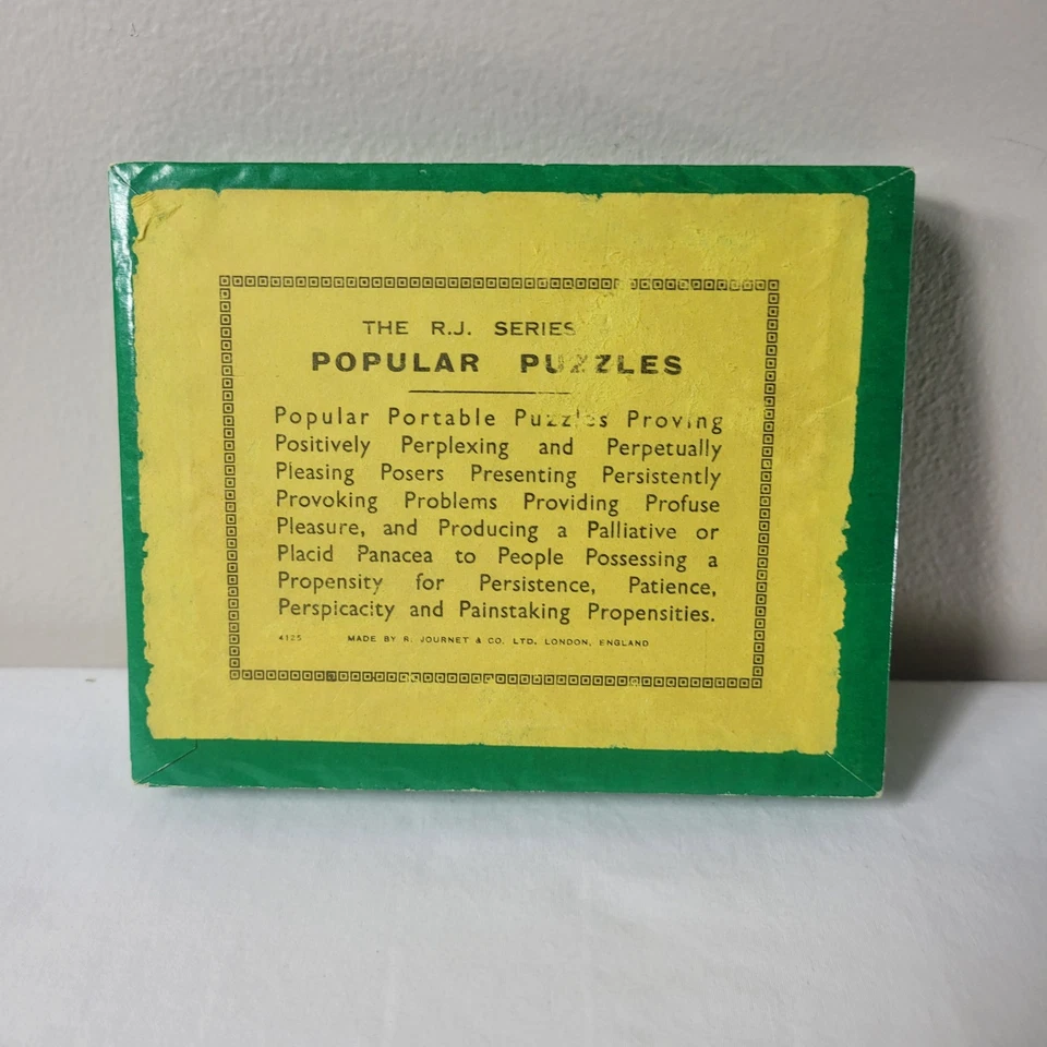 Lot 6 Vintage 1940's R.J. Series Dexterity Tilt Puzzles R. Journet & Co. England - Image 4 of 4