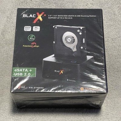Thermaltake BlacX 2.5'' / 3.5'' SATA HDD eSATA & USB Docking Station ST0005U