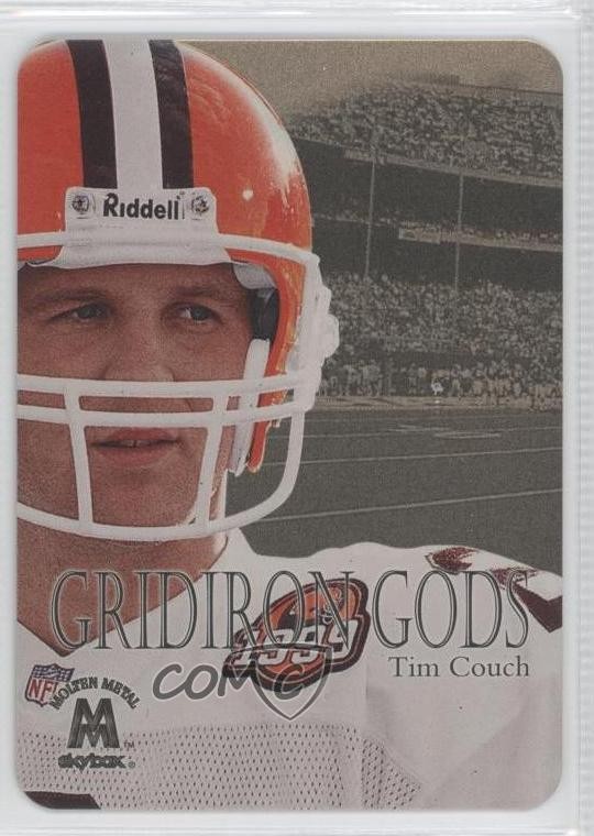 1999 Skybox Molten Metal Gridiron Gods Gold Tim Couch #5GG Rookie RC 2u3