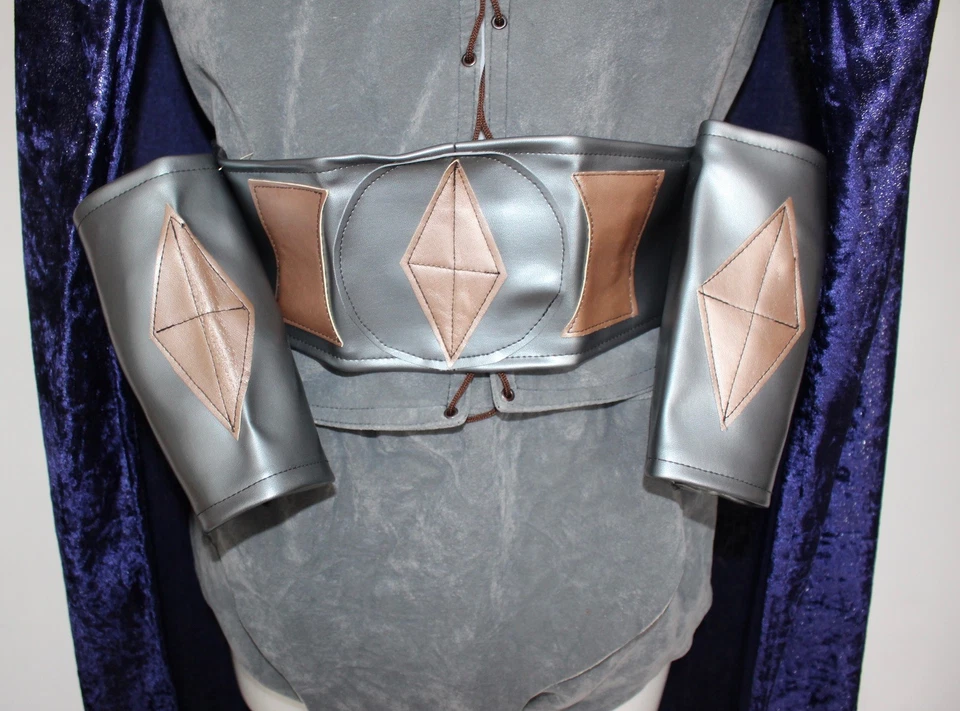 Disfraz Vikingo Adulto Guerrero Sajón Bárbaro Vestido Elegante Mediano Foto 4 de 4