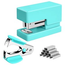 Green Mini Stapler,Small Desk Staplers,Stapler with 830 Staples