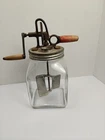 Montgomery Ward  Antique 4qt. Glass Butter Whipper Churn