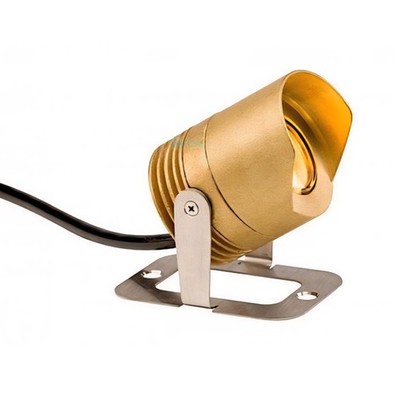 FX Luminaire LL-3LED-BS, BRASS LL UNDERWATER FIXTURE PREMIUM DESIGNER GRADE