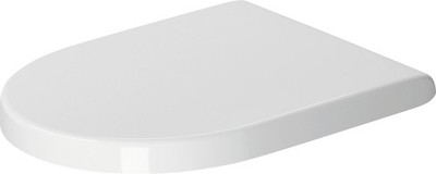 Duravit 006389 White Starck 3 Elongated Closed-Front Toilet Seat With Soft Close